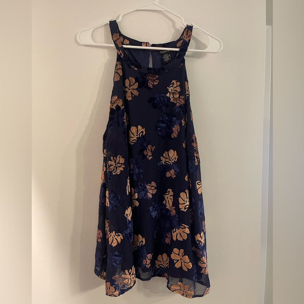 Torrid Floral Dressy Halter Top